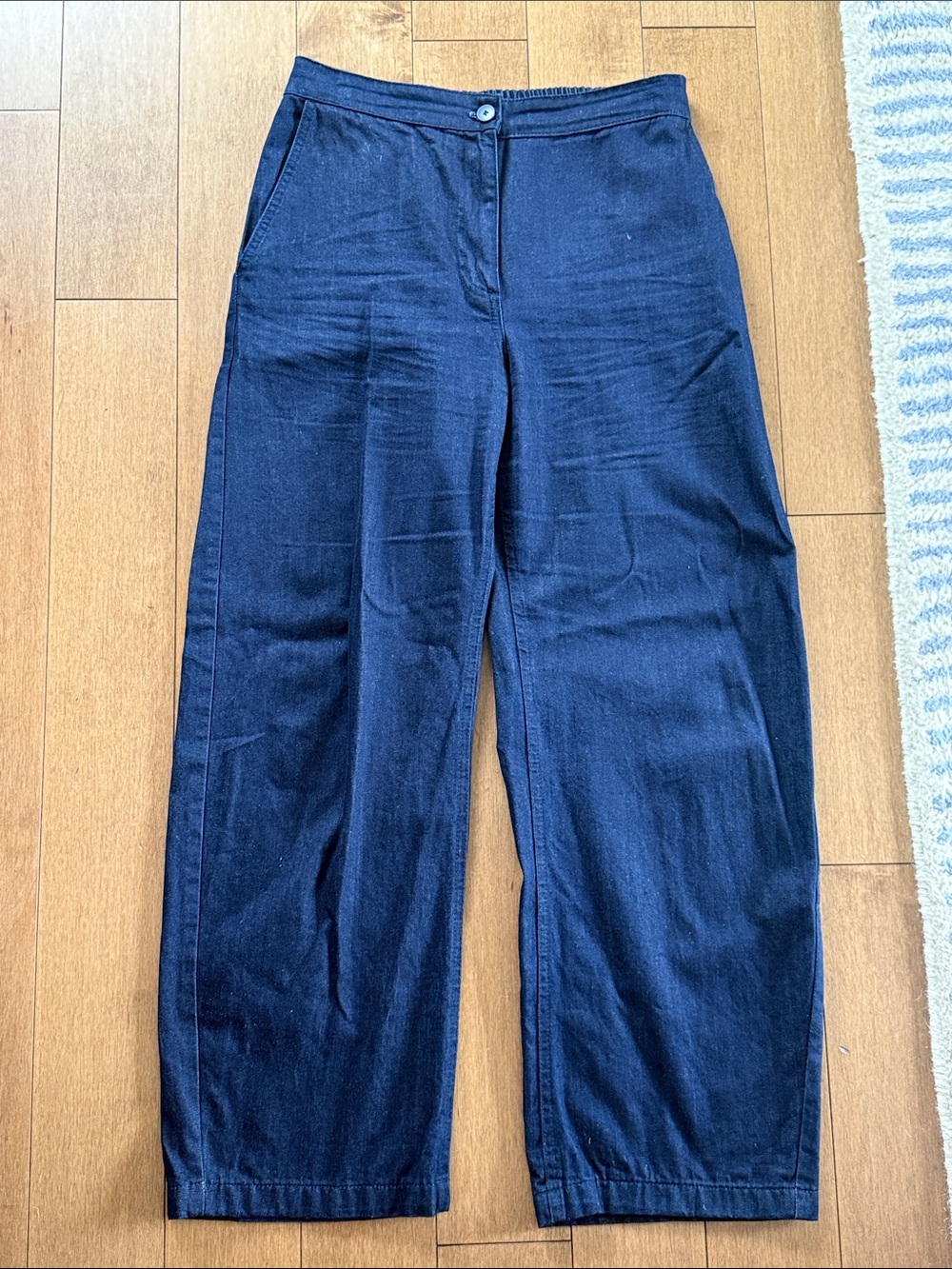 Zara Wide Leg Denim Pants